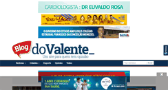 Desktop Screenshot of blogdovalente.com.br