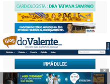 Tablet Screenshot of blogdovalente.com.br